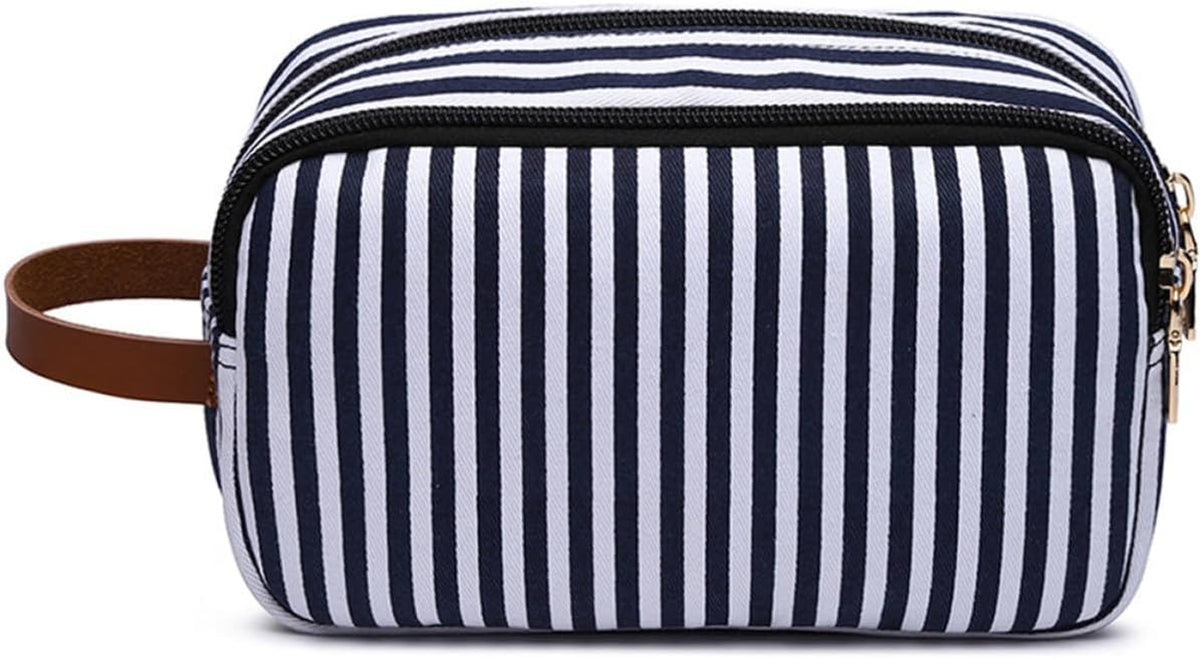 Waterproof Canvas Makeup Bag – Large Travel Organizer